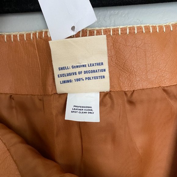 Gap Boho Leather Skirt - Picture 2 of 7